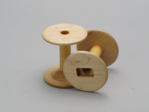 Two Journey Wheel bobbins