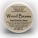 Container of Wood Beams wood treatment